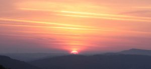 sunrise over Dartmoor