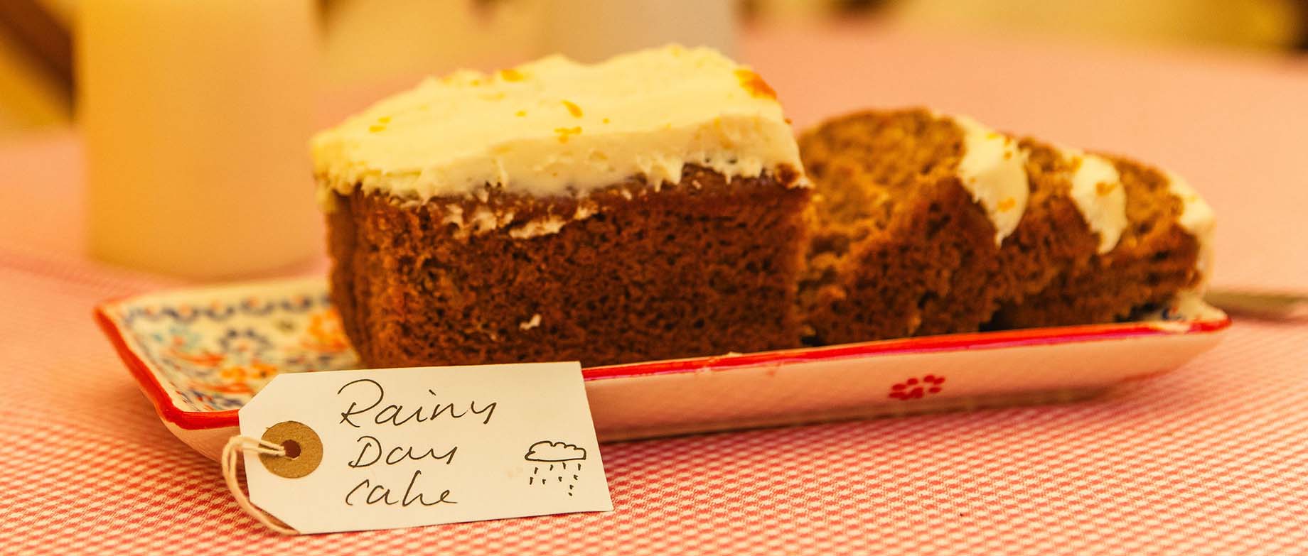 Homemade Rainy Day Cake