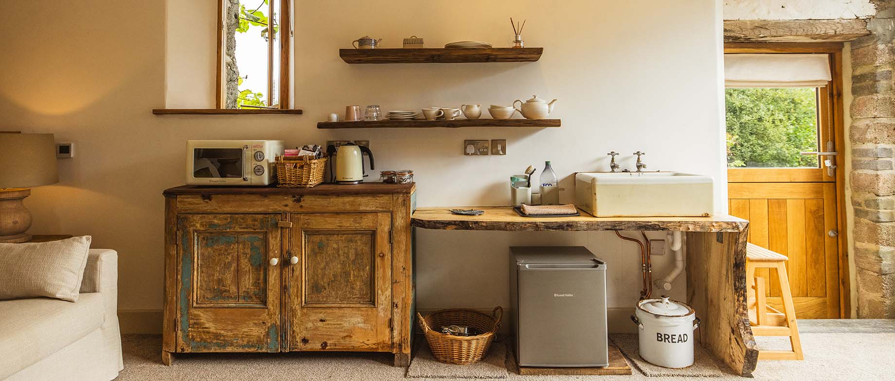 The shippon Barn kitchen area